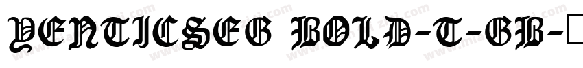 yenticseg bold-t-gb字体转换